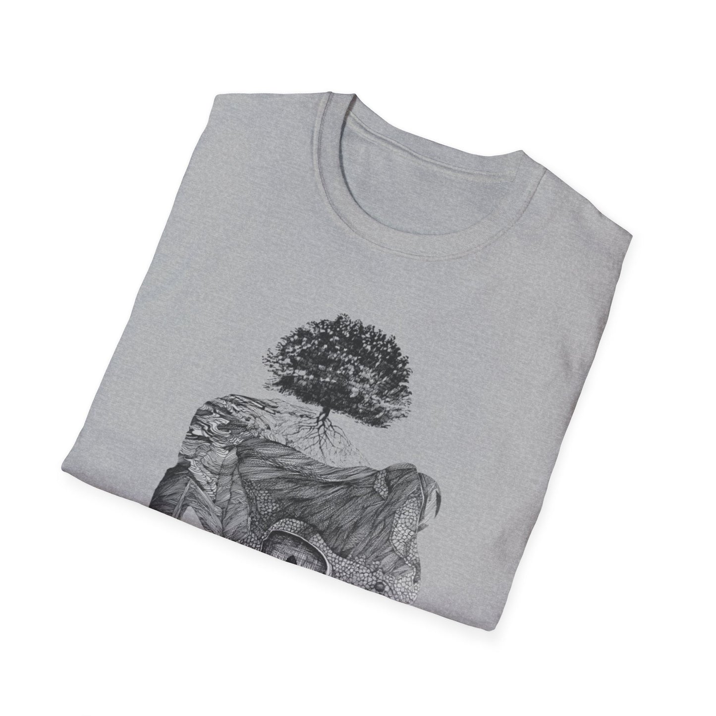 Abundant Life 1960s Frog Creative Graphic Tee - "Gaia's Shepherd"