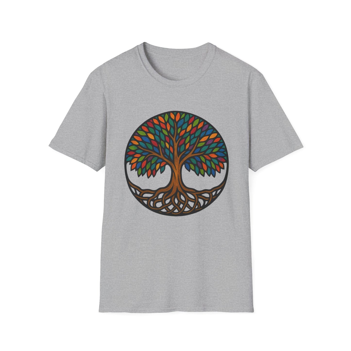 Yggdrasil, Tree of Life Softstyle Casual Tee-Shirt