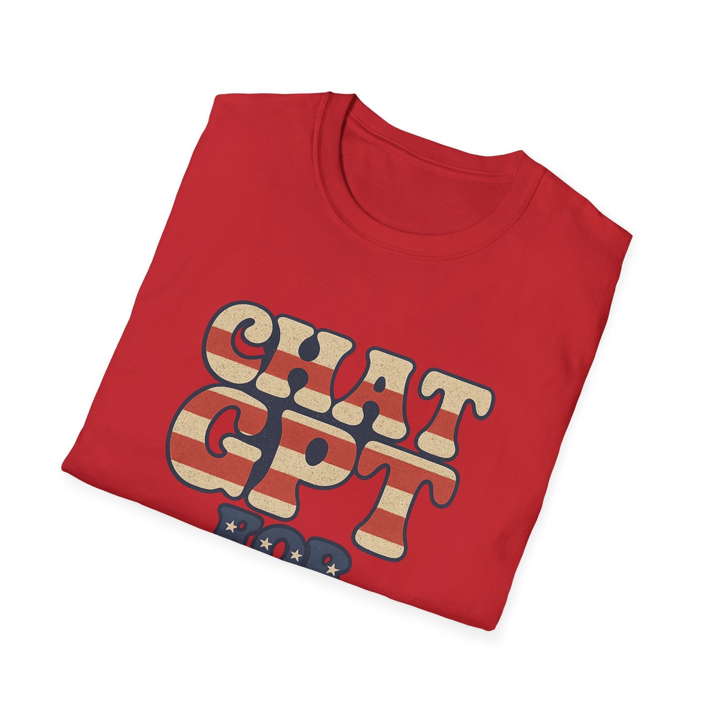 "Chat GPT for President" Softstyle Casual Tee-Shirt