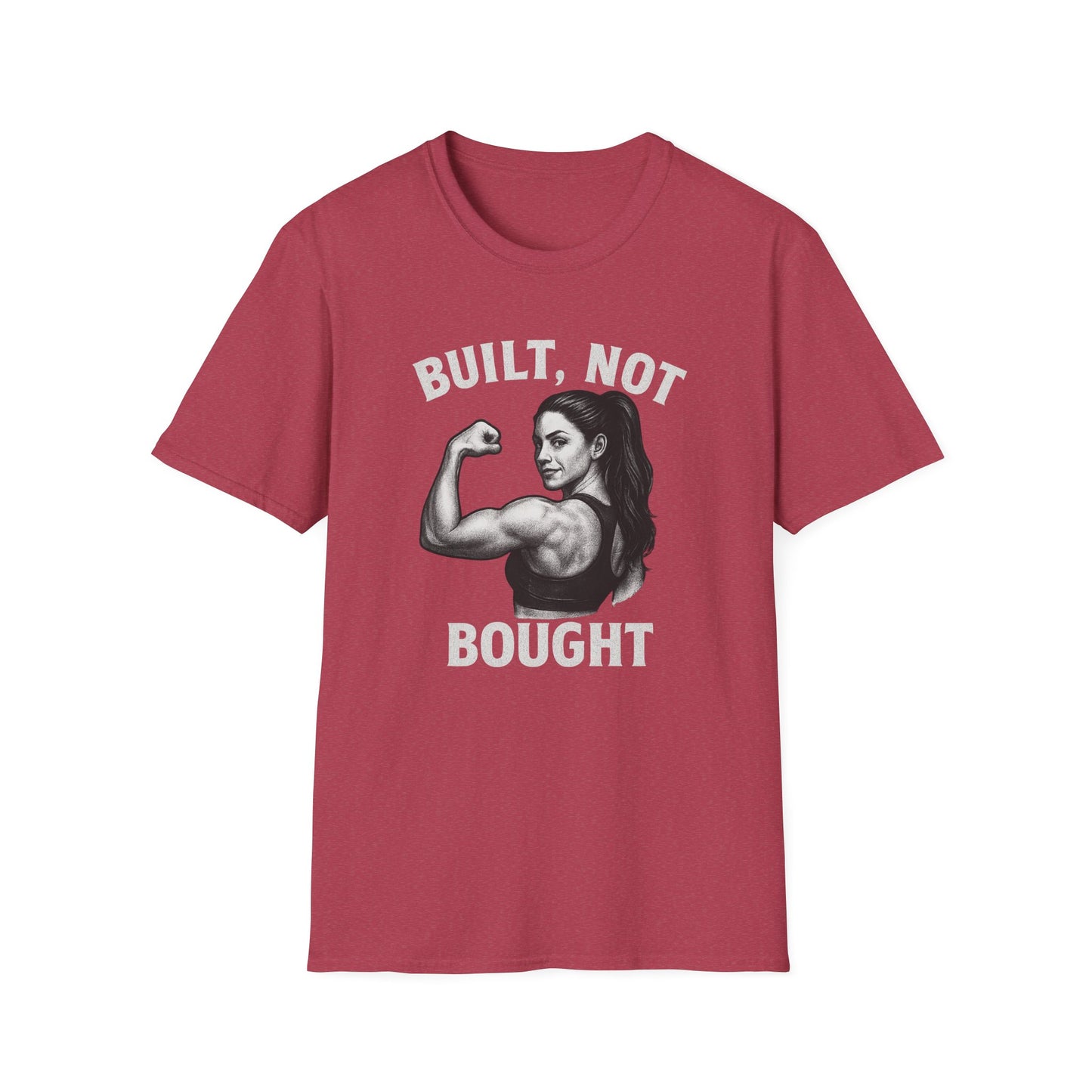 Grit Forge Athletics - "Built, Not Bought" Inspirational Women's T-Shirt