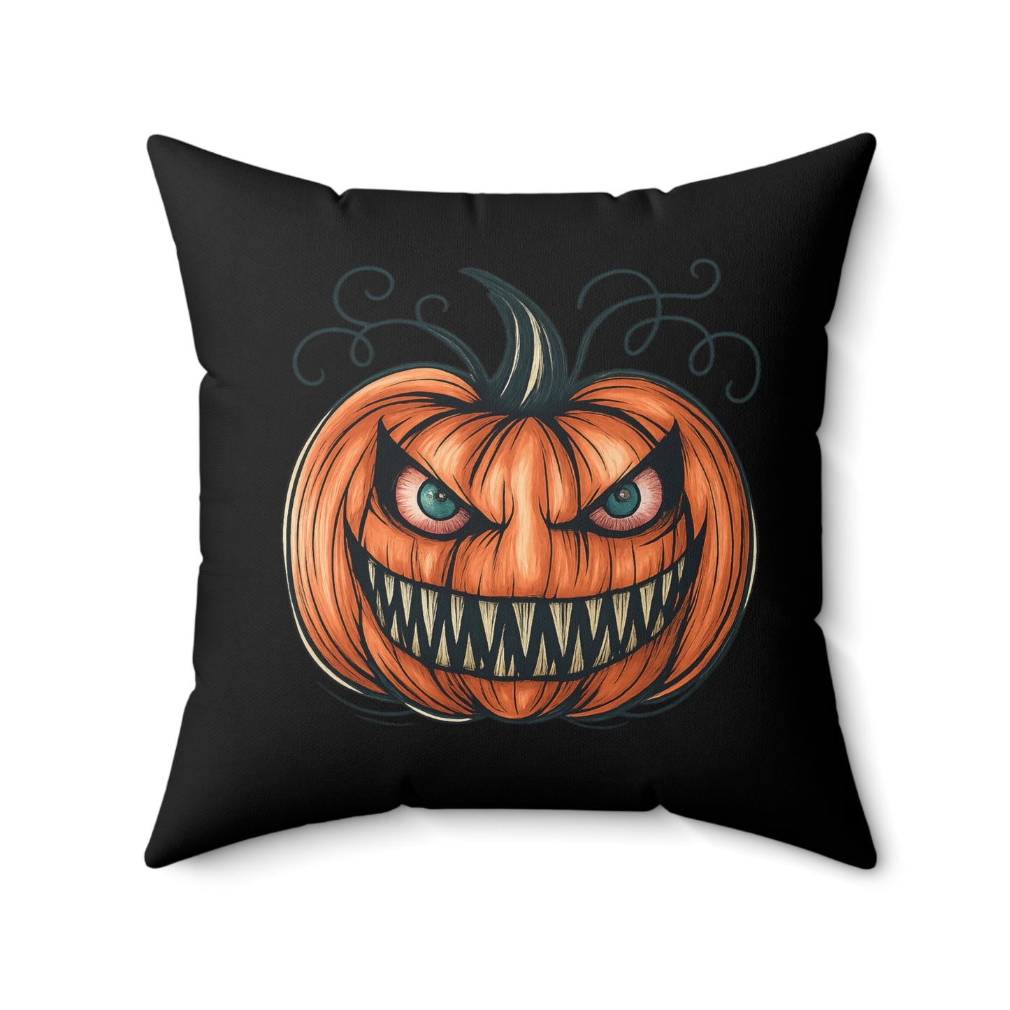 Spooky Pumpkin Decorative Pillow, Halloween Home Decor