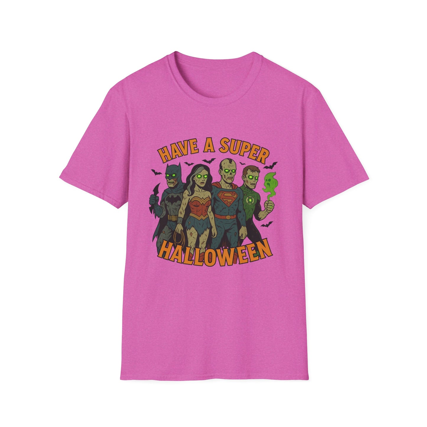 Halloween Superhero Graphic Zombie Tee-Shirt