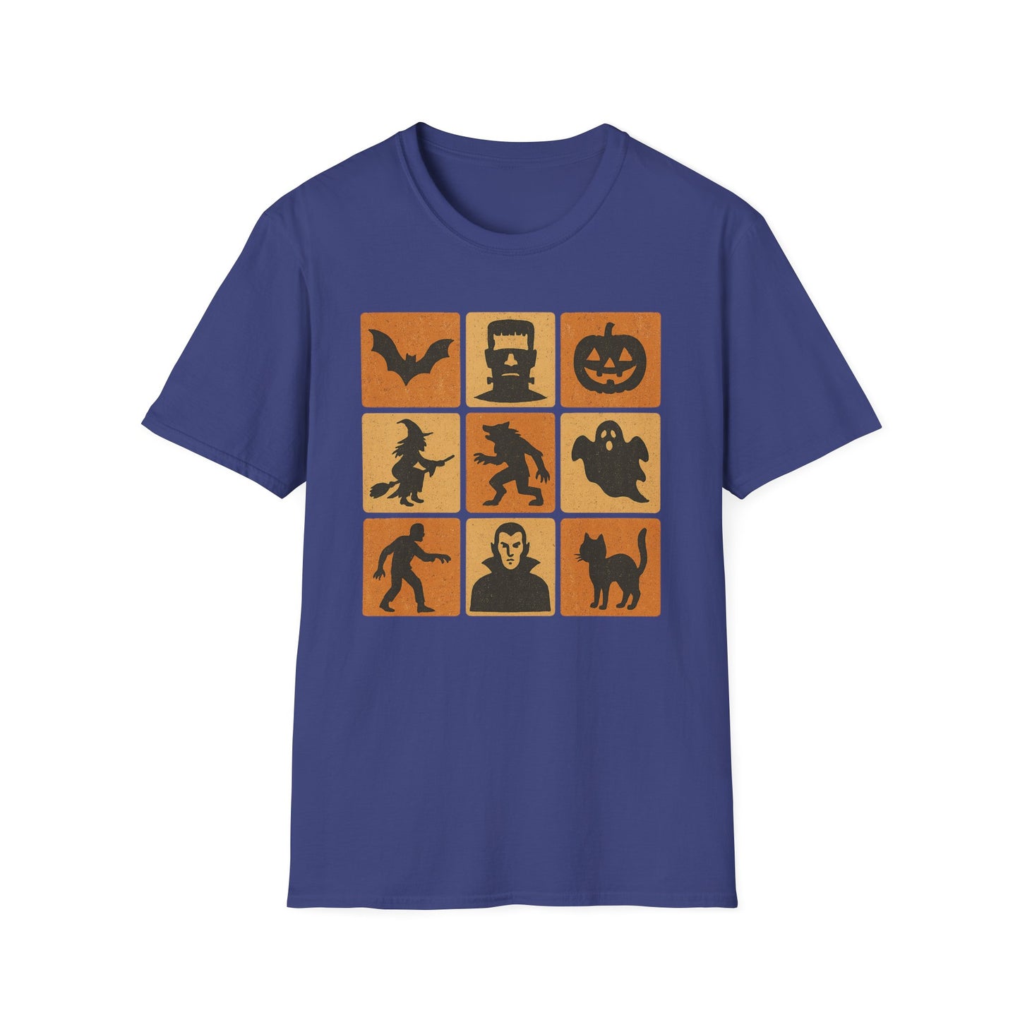 Halloween-Themed Monster Graphic Tee Shirt