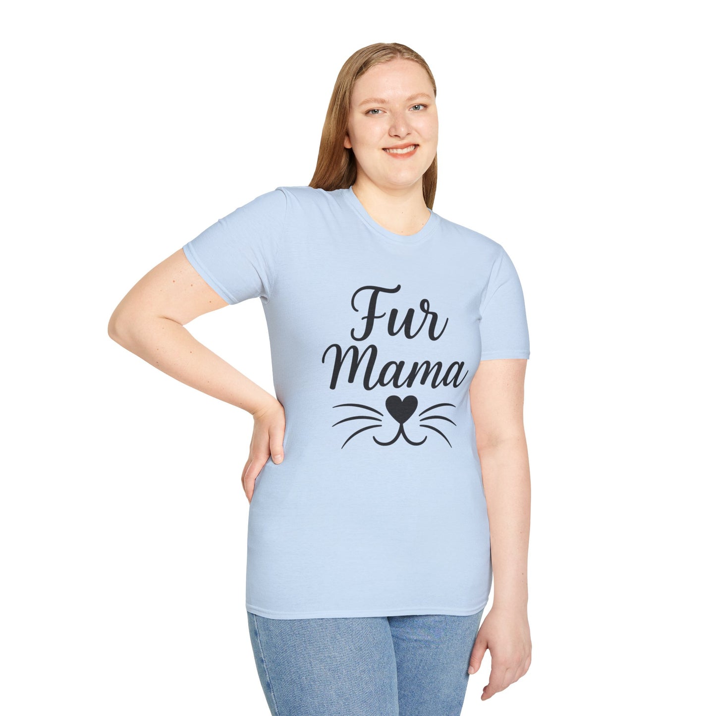 Fur Mama Softstyle Pet Lovers' Casual Tee-Shirt