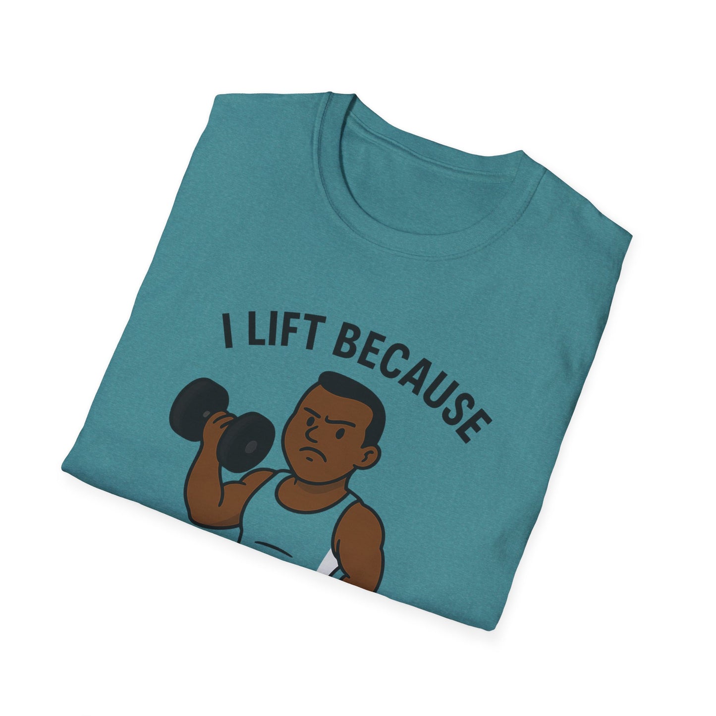 Grit Forge Athletics - "I Lift Because Punching People is Frowned Upon" Weightlifting Tee