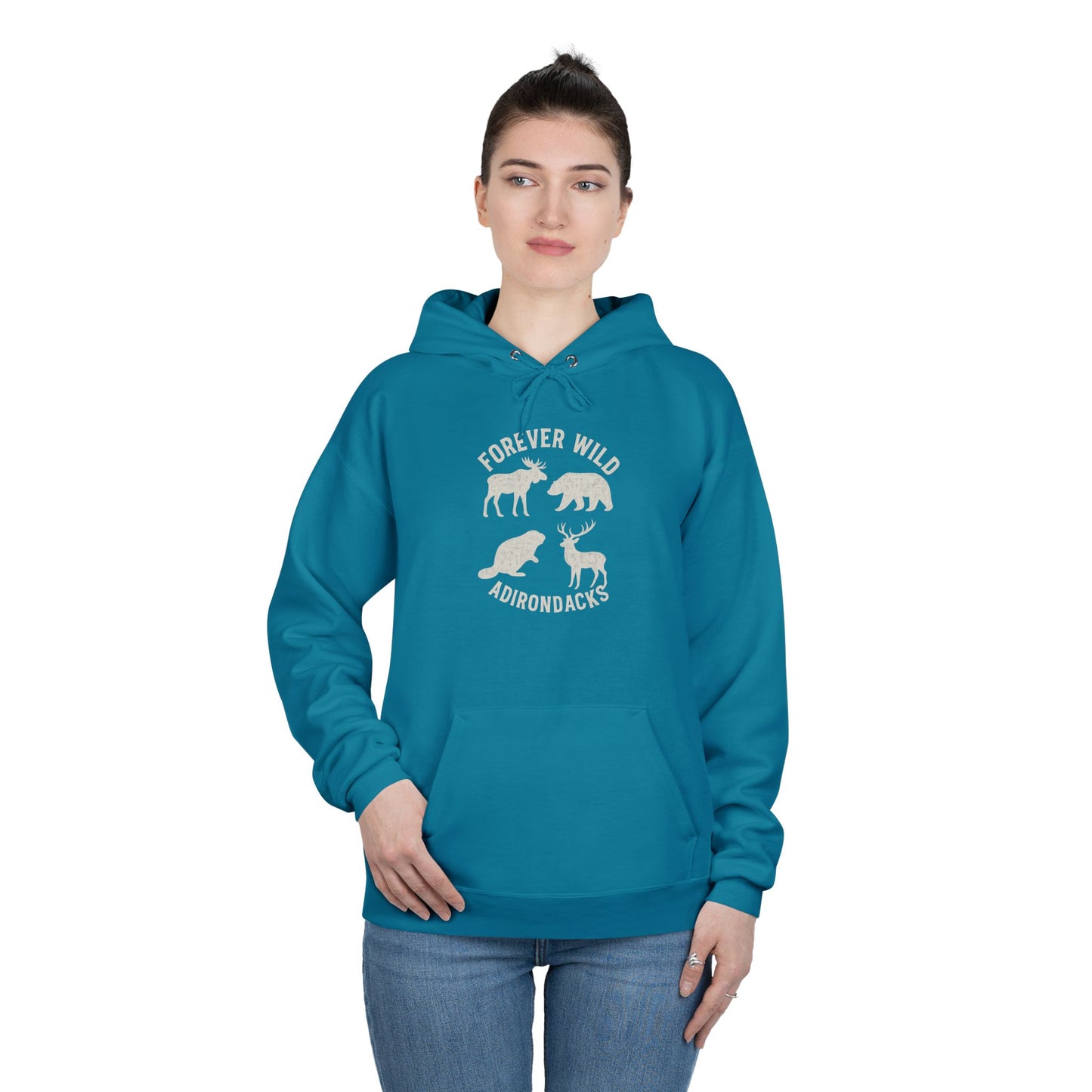 Cozy Adirondack Hoodie - "Forever Wild"