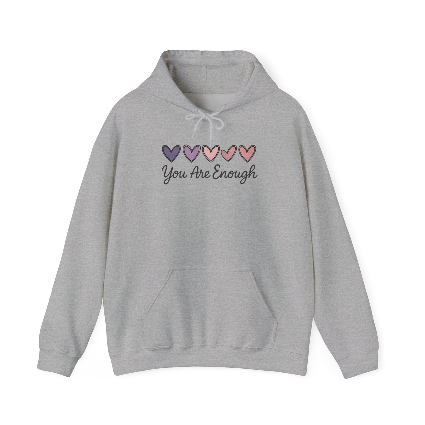 "You Are Enough" Hearts Women's Sweatshirt