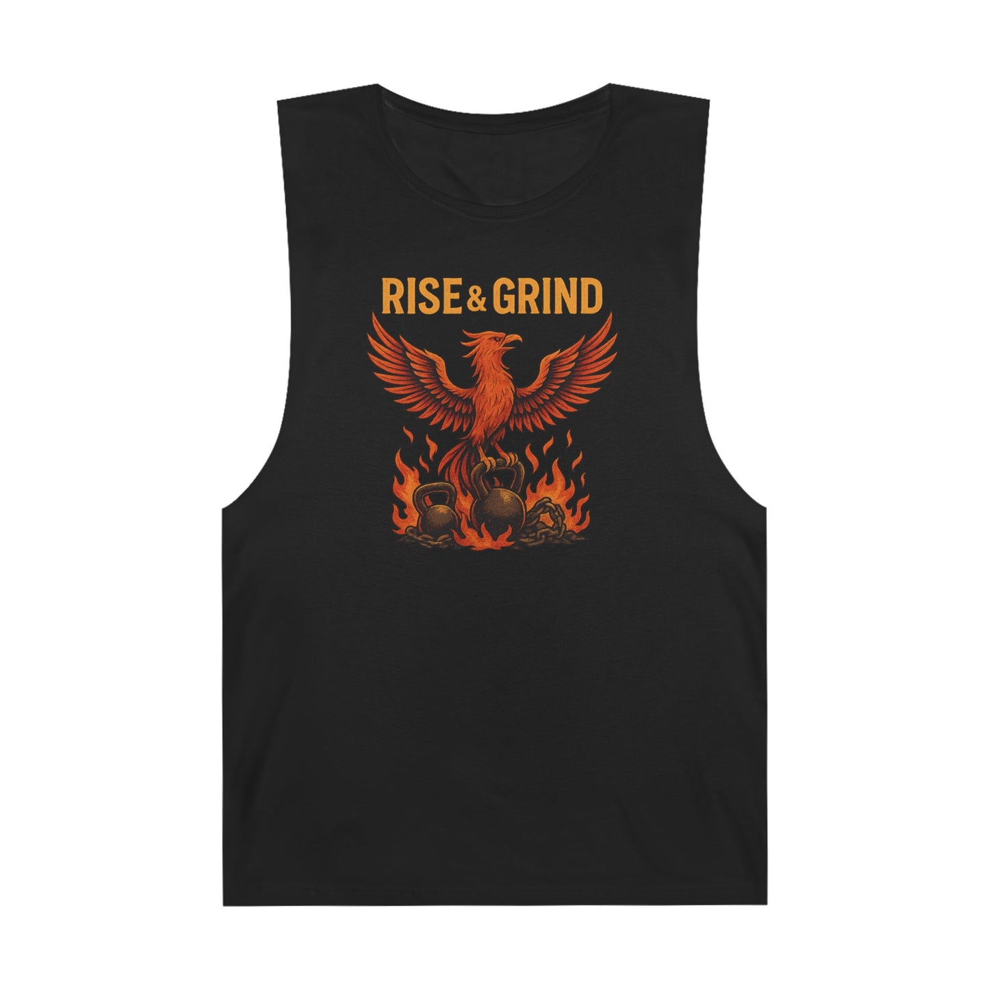 Grit Forge Athletics - "Rise & Grind" Phoenix Tank Top for Him or Her