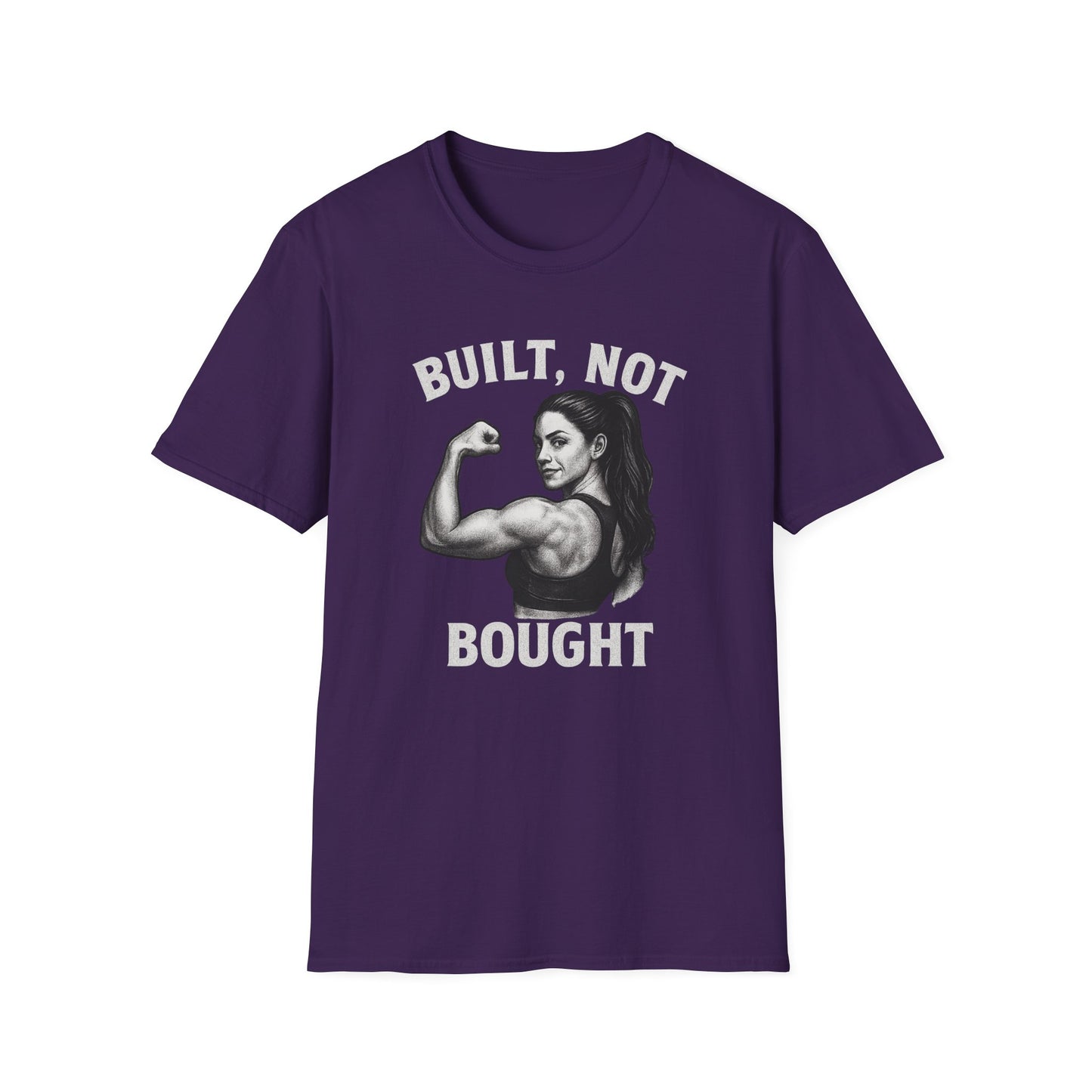 Grit Forge Athletics - "Built, Not Bought" Inspirational Women's T-Shirt
