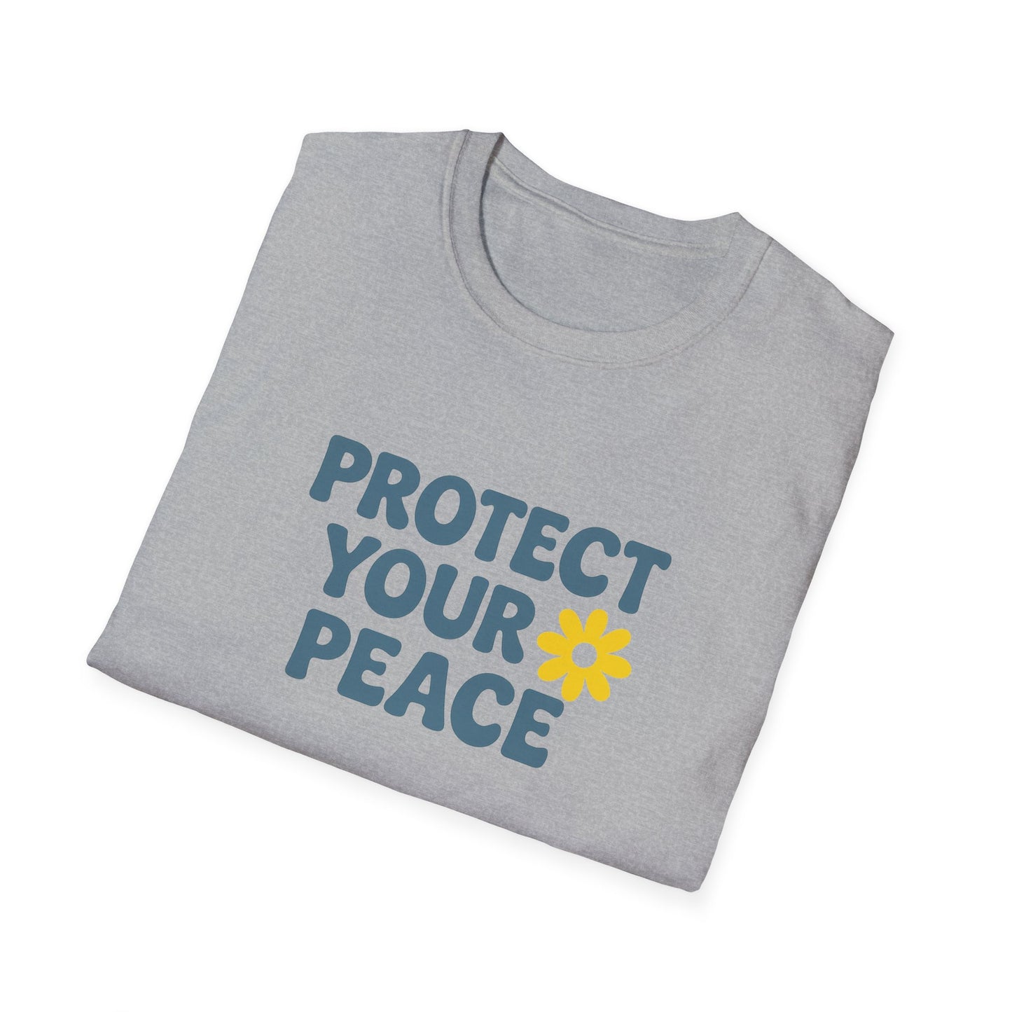 "Protect Your Peace" Casual Softstyle Tee-Shirt