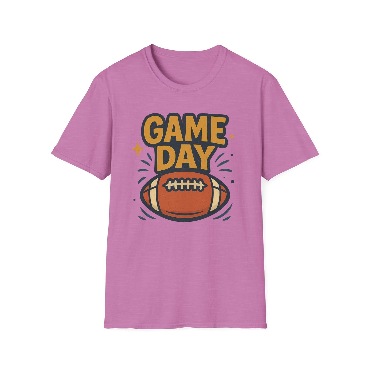 Football Game Day Softstyle T-Shirt for Him or Her