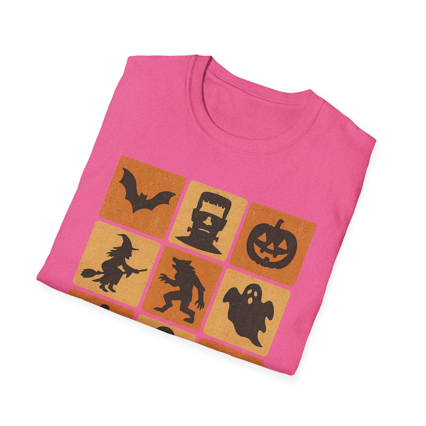 Halloween-Themed Monster Graphic Tee Shirt