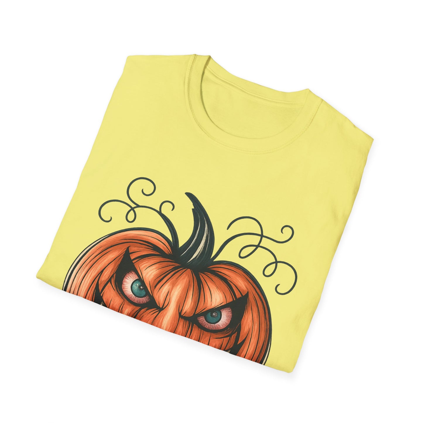 Evil Pumpkin Halloween Graphic Tee