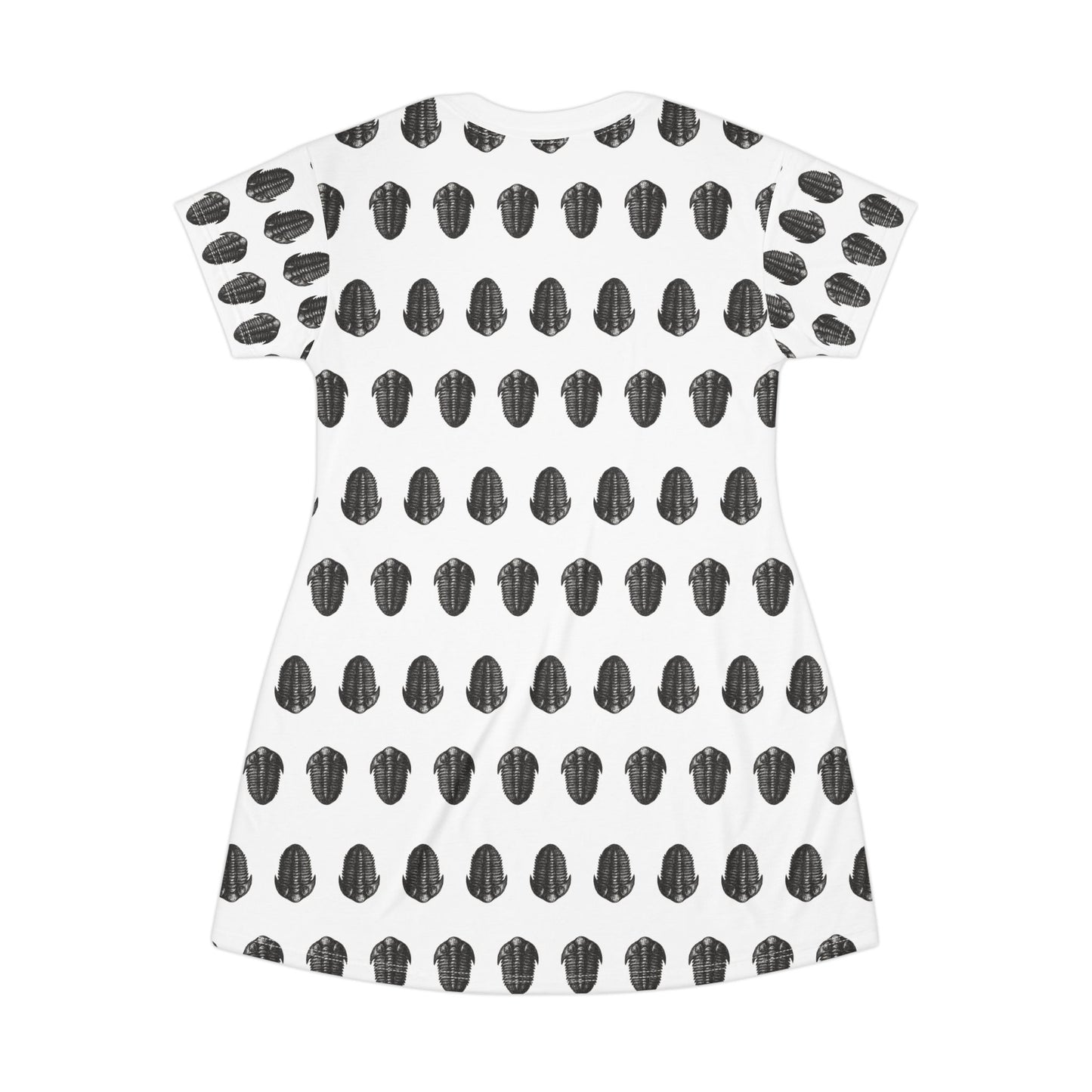 Ammonite & Trilobite Fossil Lover's Tee-Shirt Bed Dress