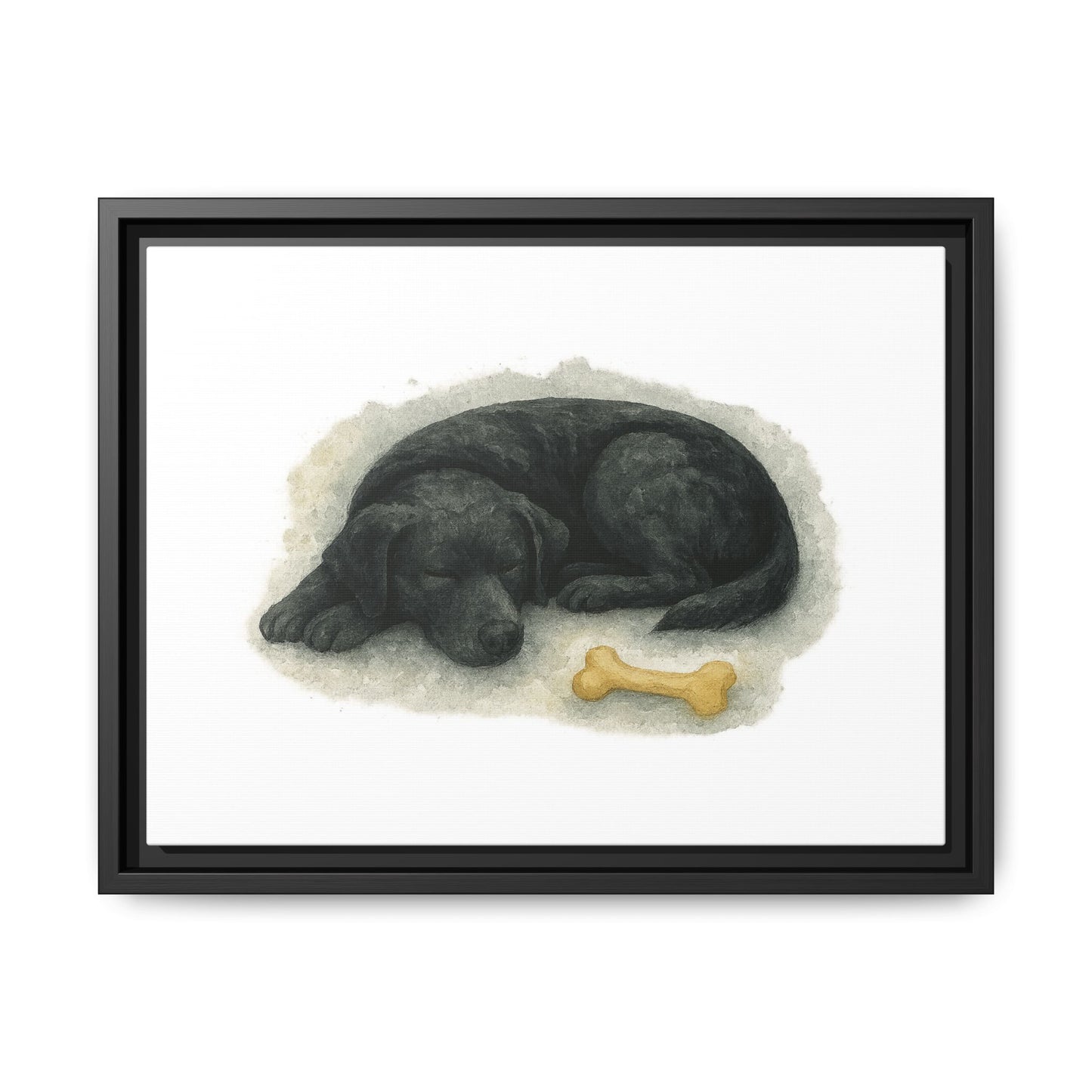 Dog Lover's Framed Art, Cozy Pet Decor, Home Wall Art, Black Lab, Labrador, Lab, Dog Mom Gift, Animal Lover's Decoration, Pet Memorial