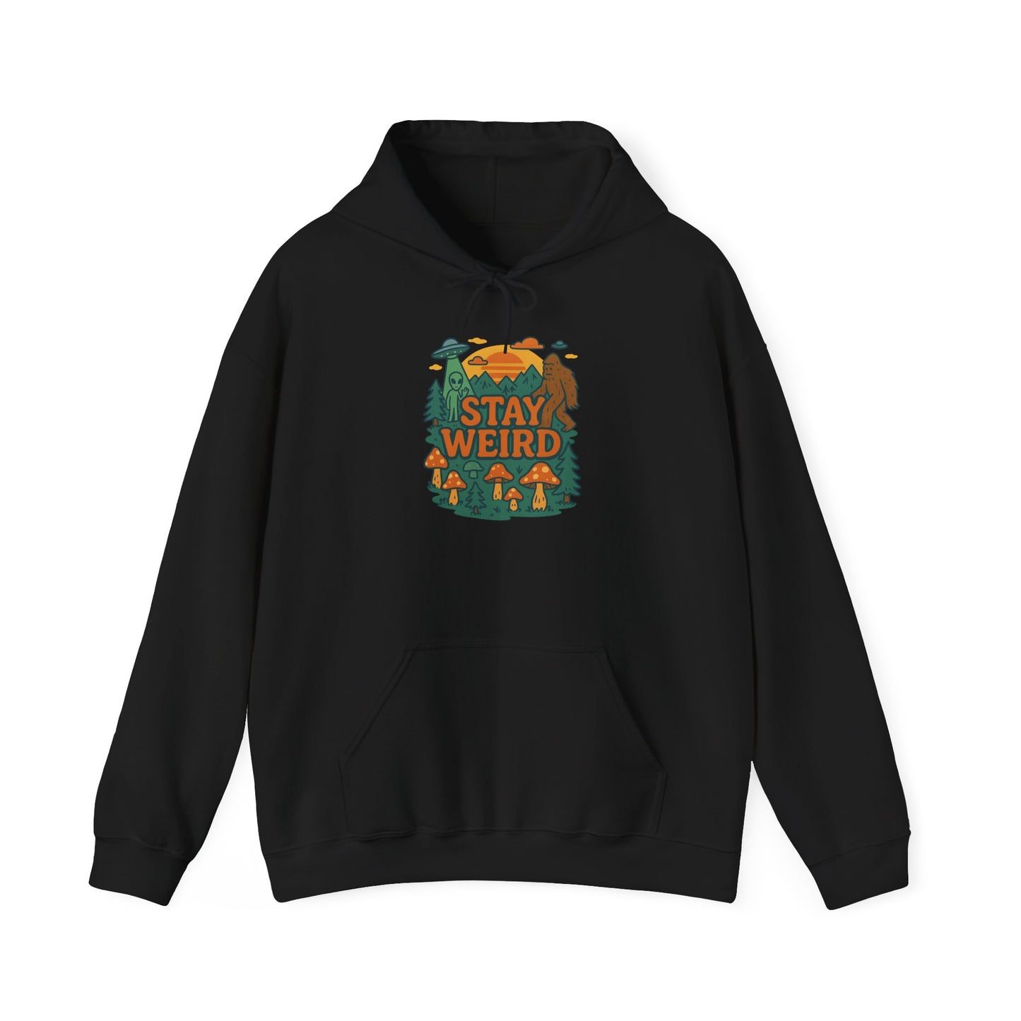 Stay Weird Hoodie, Cozy Apparel For Him or Her