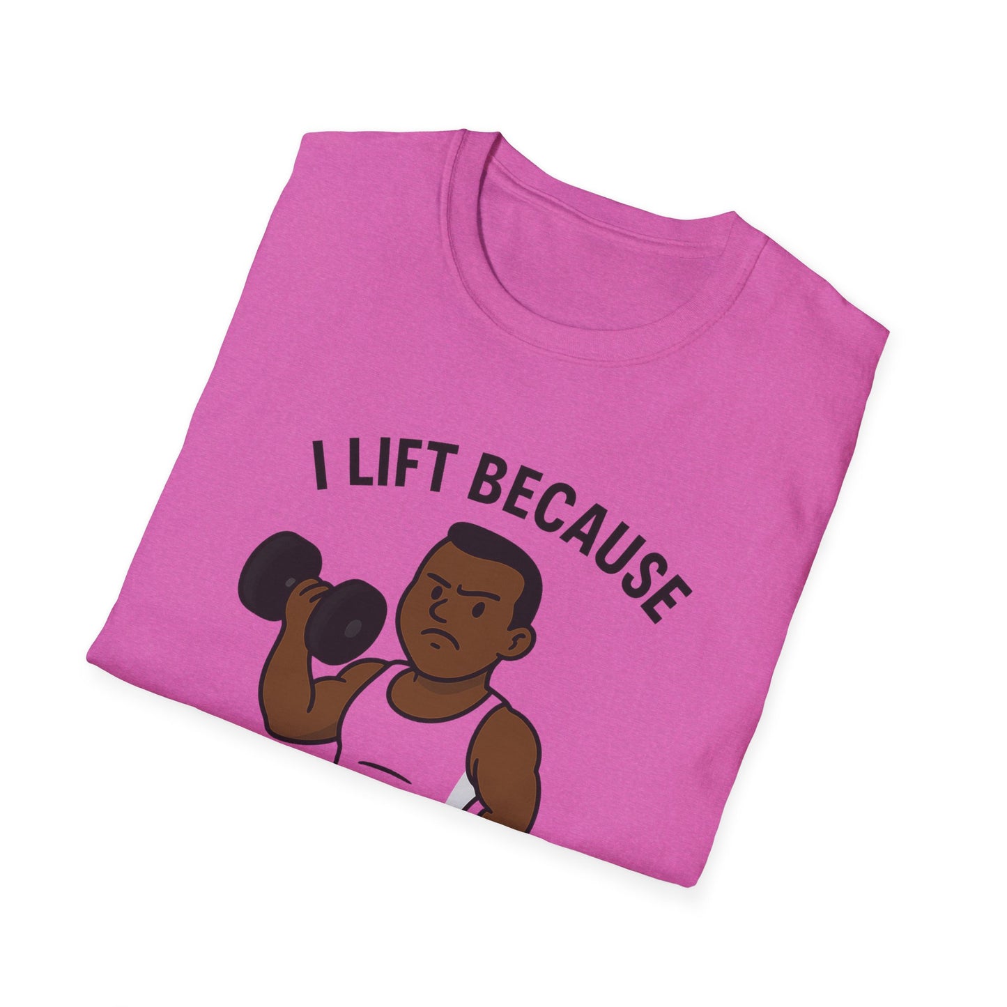 Grit Forge Athletics - "I Lift Because Punching People is Frowned Upon" Weightlifting Tee