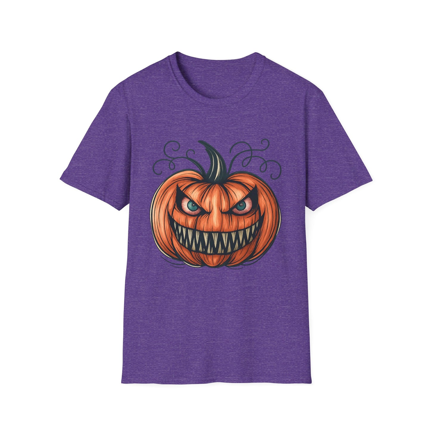 Evil Pumpkin Halloween Graphic Tee