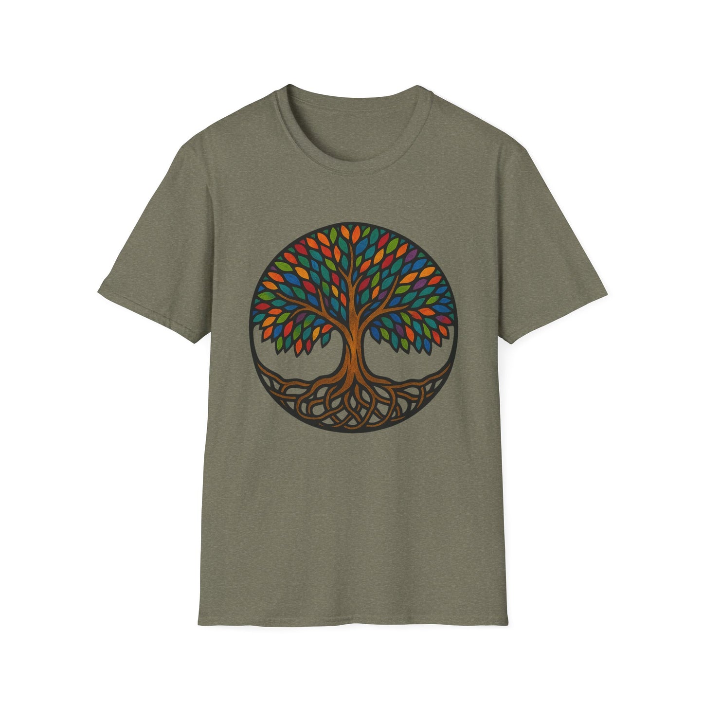 Yggdrasil, Tree of Life Softstyle Casual Tee-Shirt