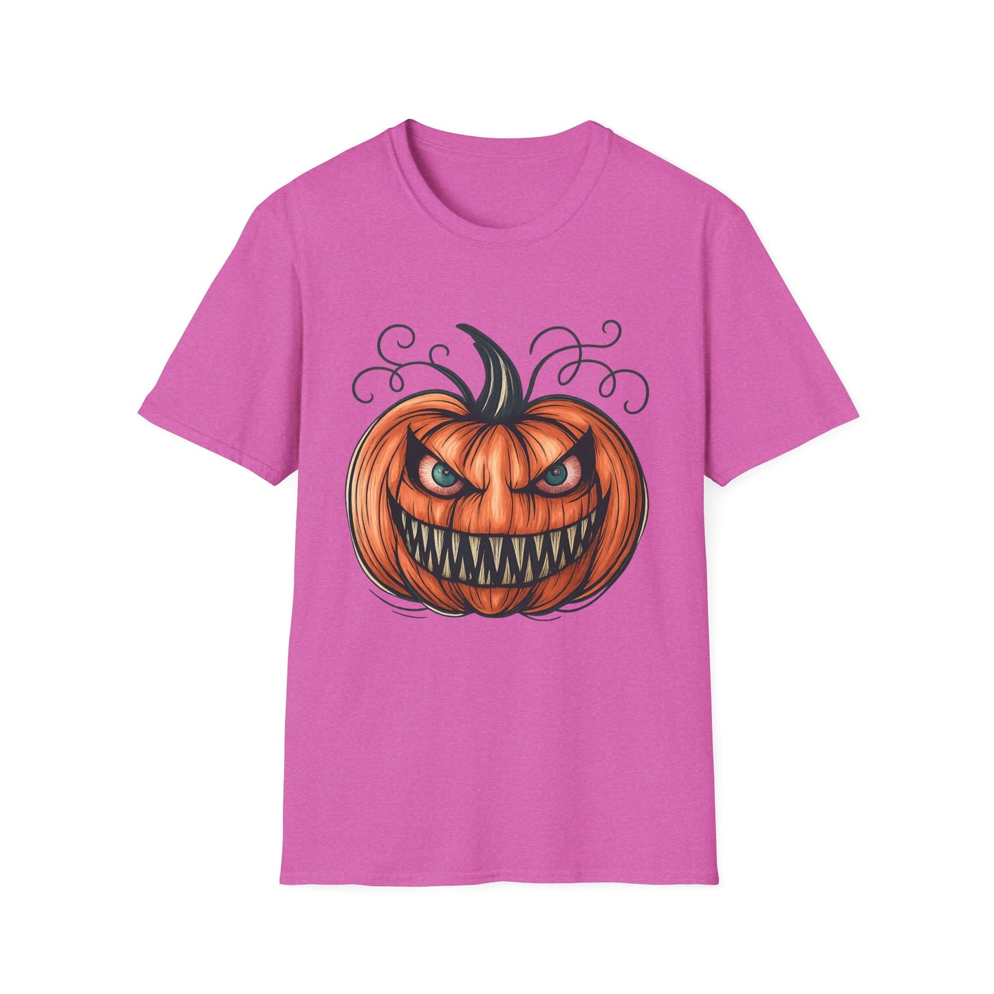 Evil Pumpkin Halloween Graphic Tee