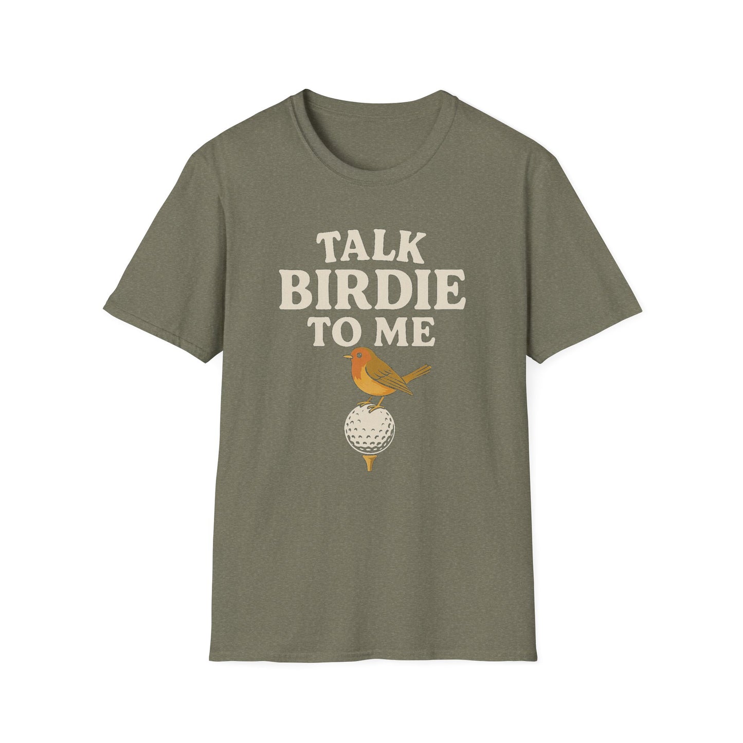 "Talk Birdie to Me" Softstyle Golf Tee