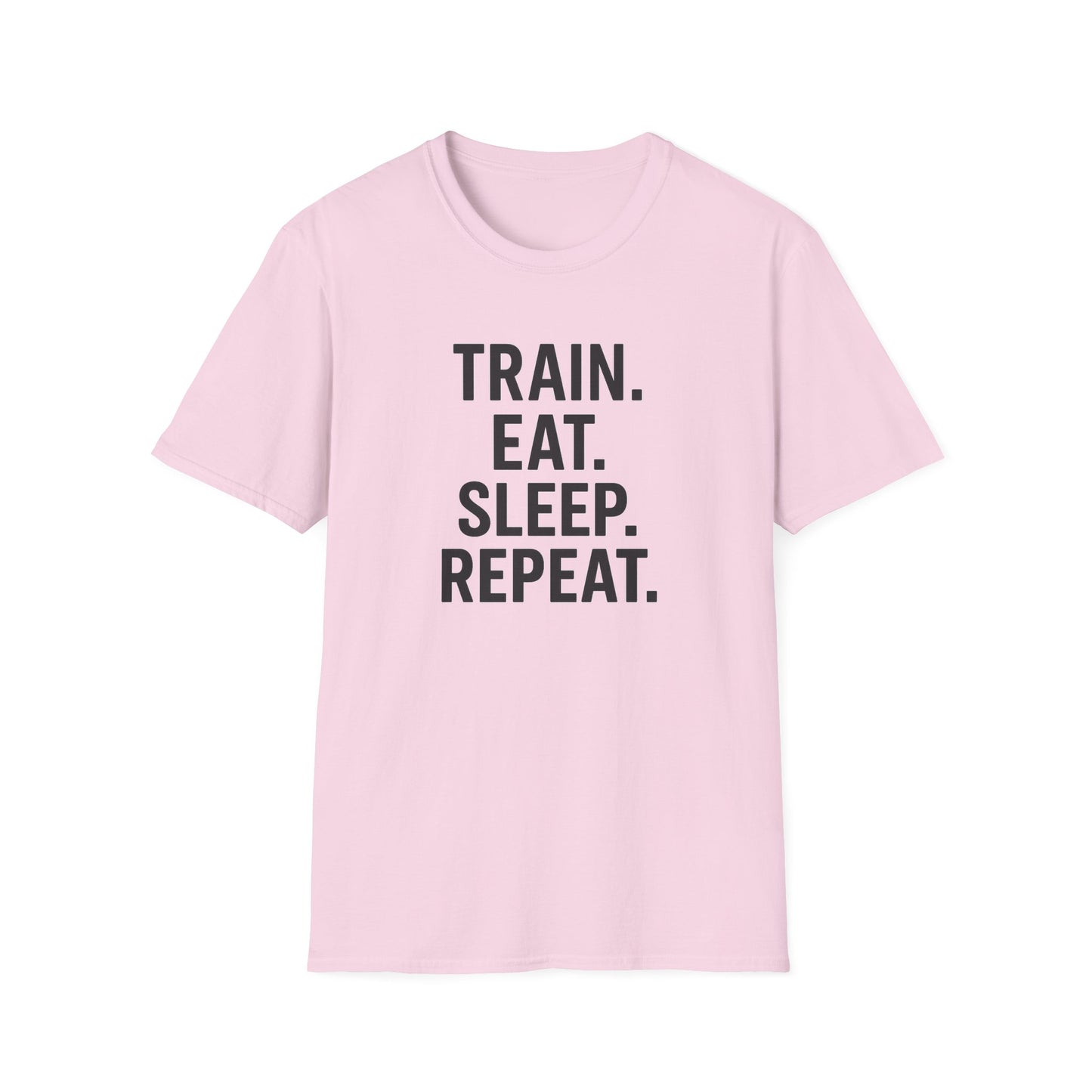 Grit Forge Athletics - Train Eat Sleep Repeat Motivational Fitness Tee-Shirt
