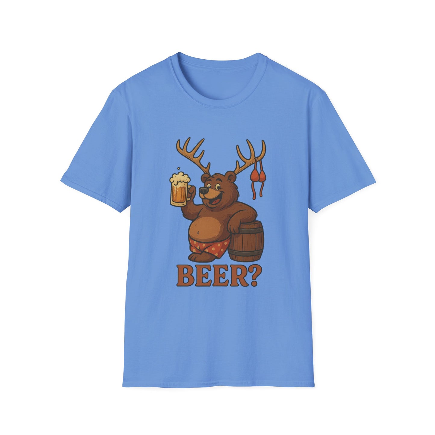 Bear? Deer? Beer? Funny Beer Casual Tee-Shirt