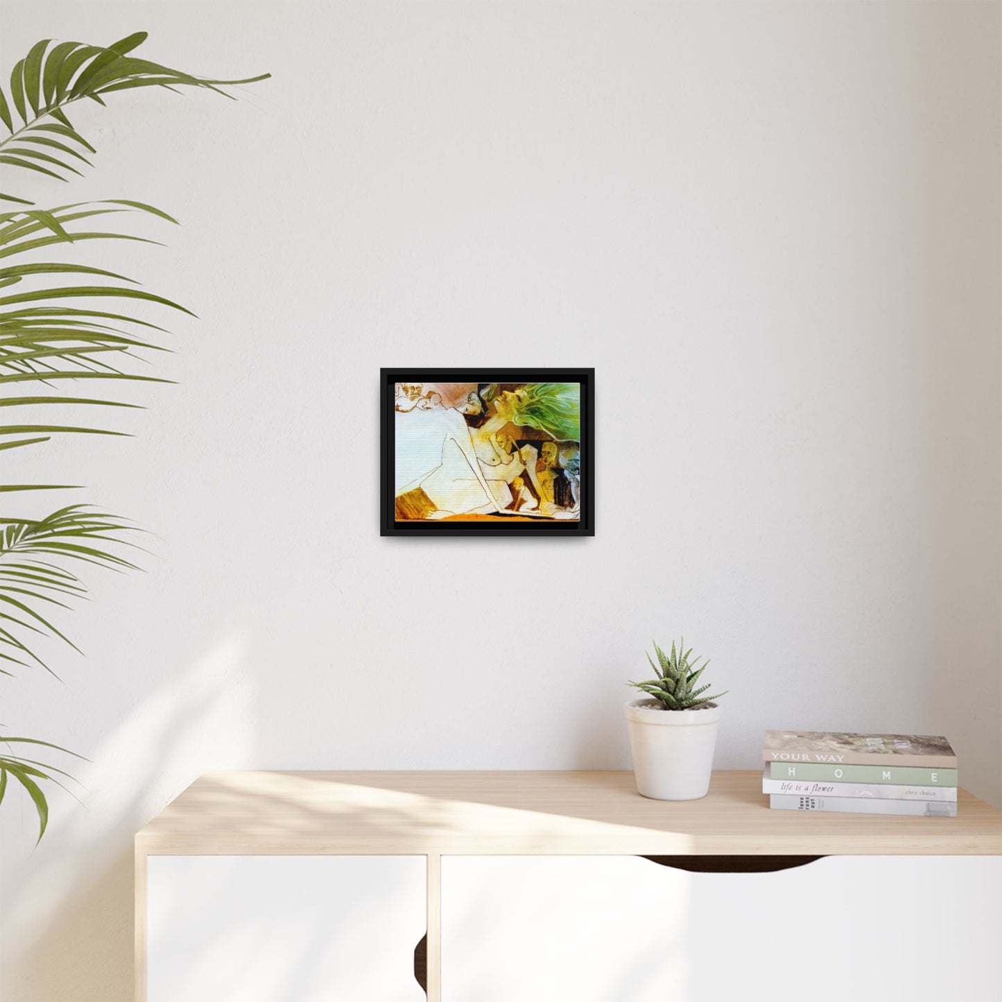 Authentic 1960s Painting - "Hedonism" Print