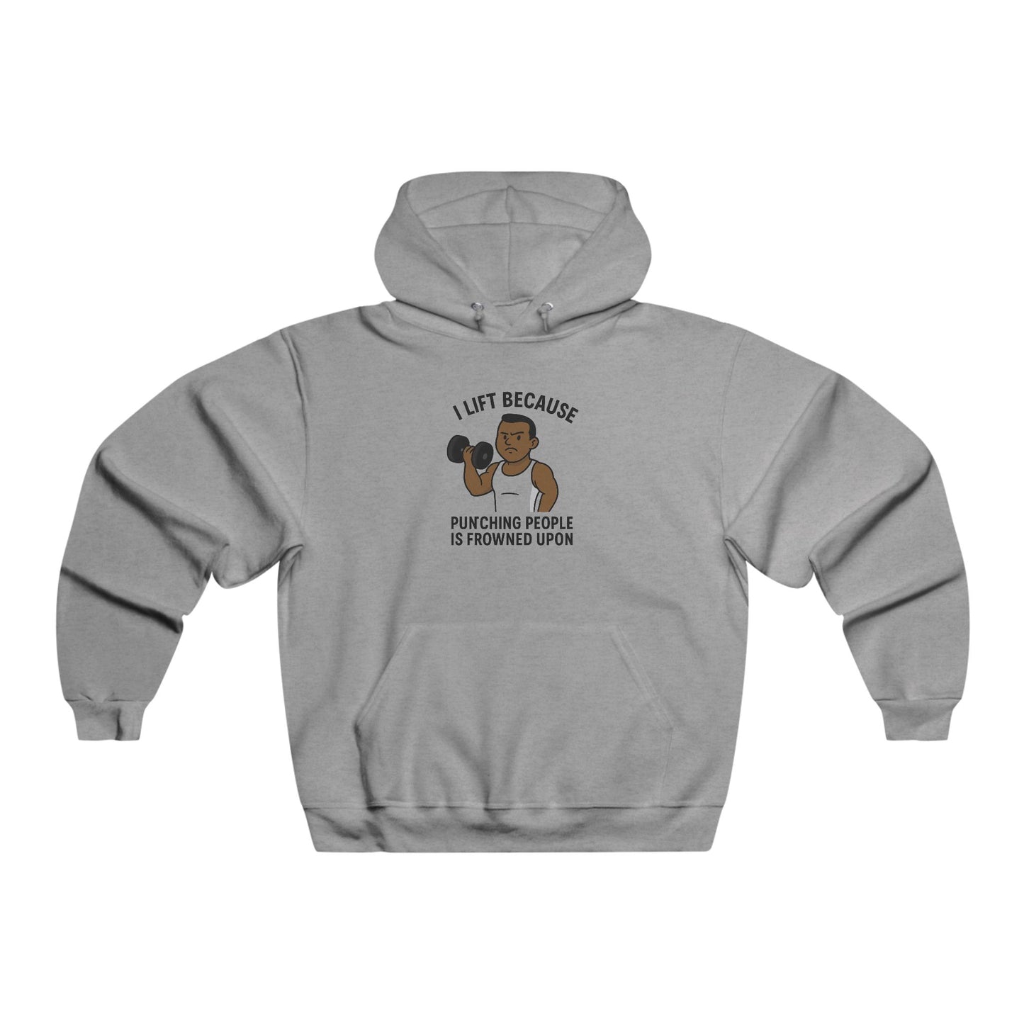 Grit Forge Athletics - "I Lift Because Pinching People is Frowned Upon" Men's Hoodie
