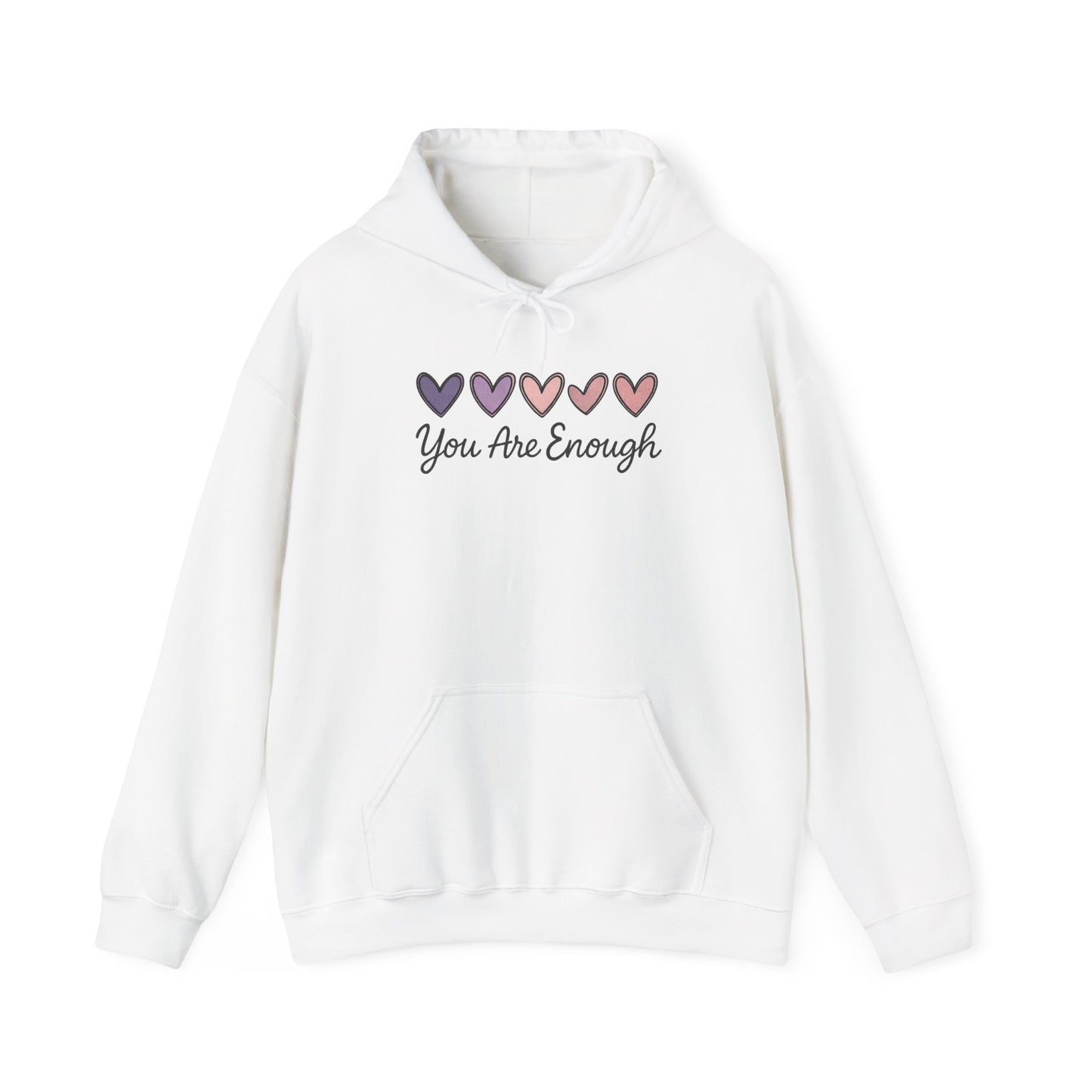 "You Are Enough" Hearts Women's Sweatshirt