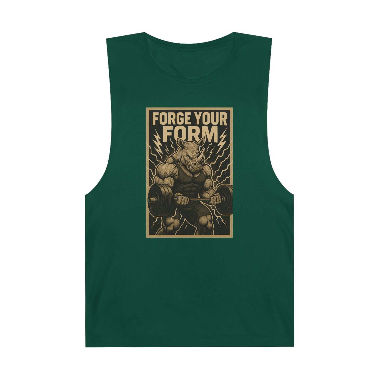 Grit Forge Athletics - "Forge Your Form" Weight Training Tank Top