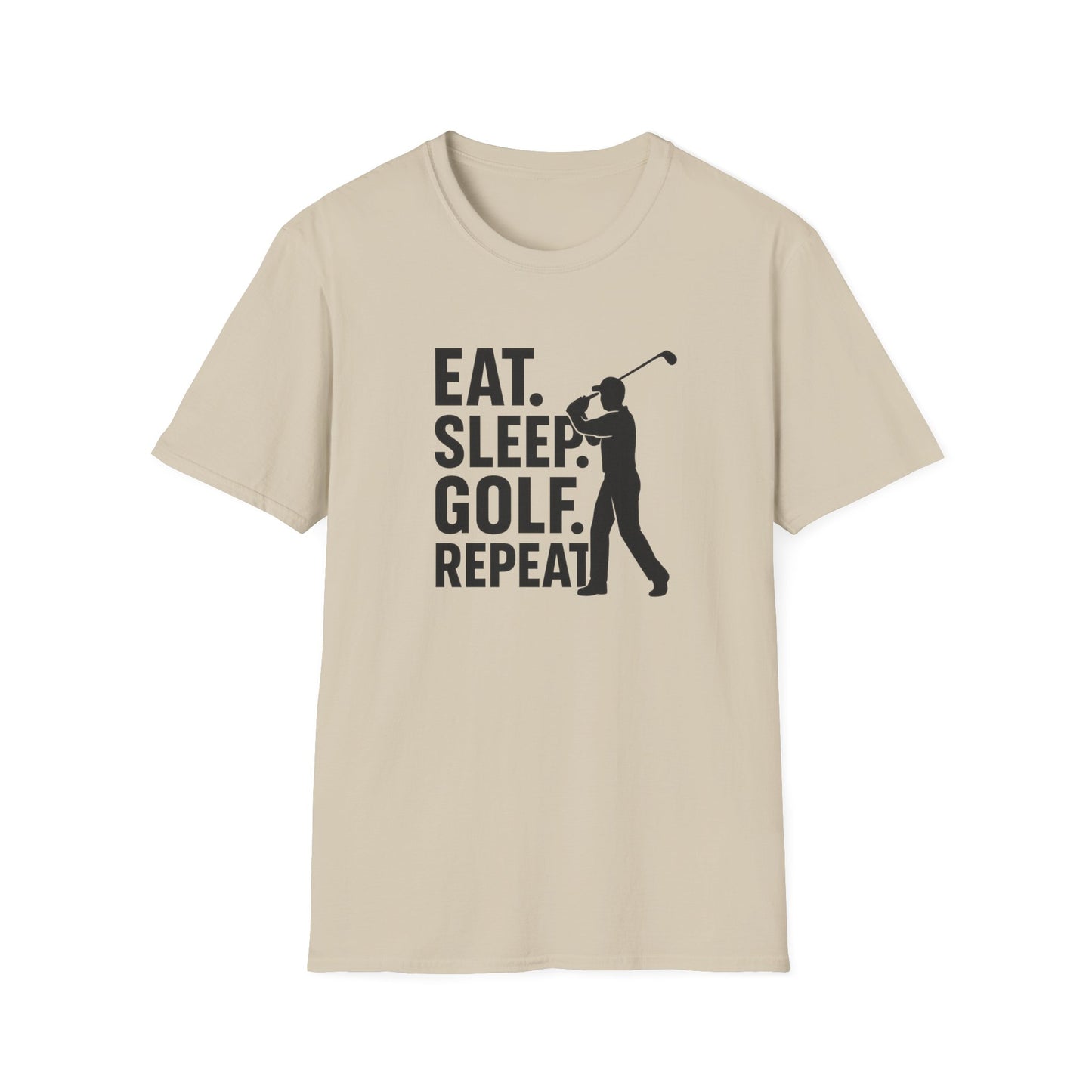 "Eat Sleep Golf Repeat" Golf Lover's T-Shirt