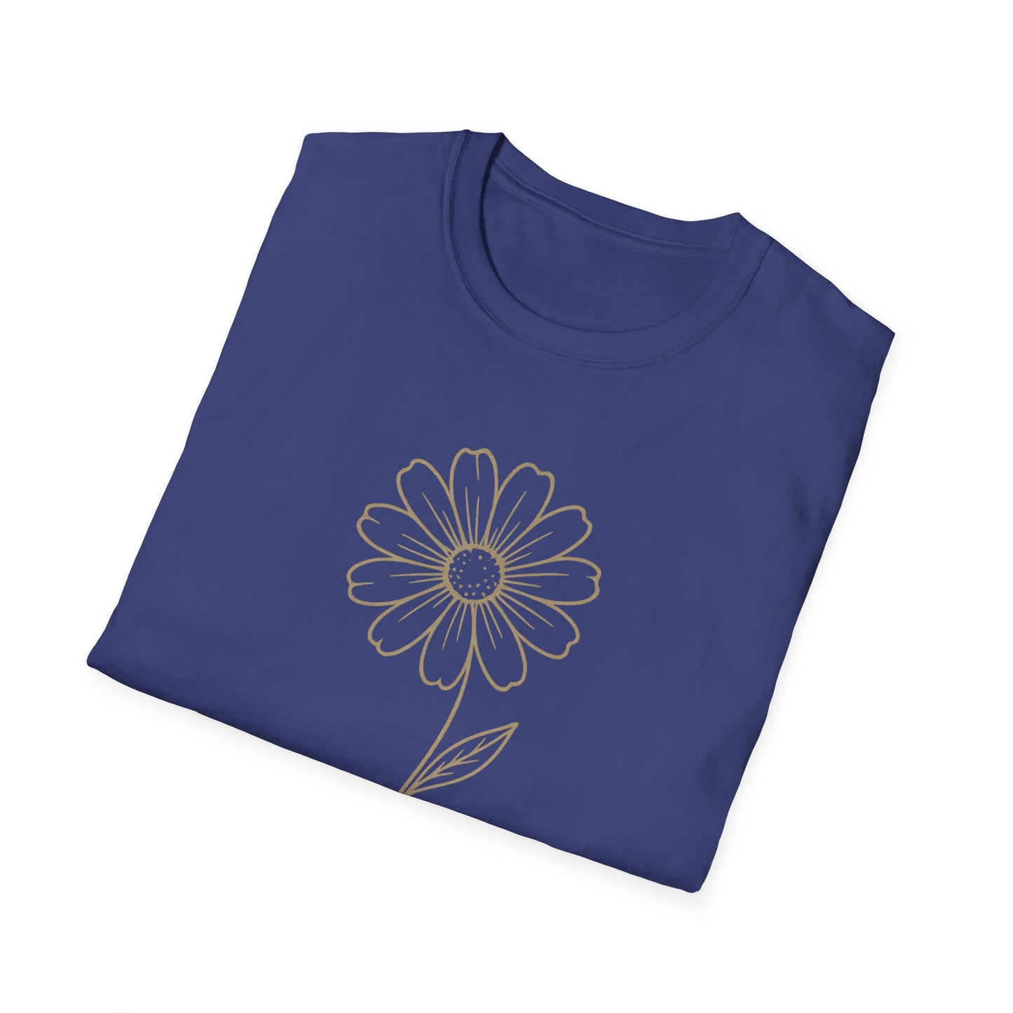 Breathe Floral Relaxed Fit Inspirational Tee-Shirt