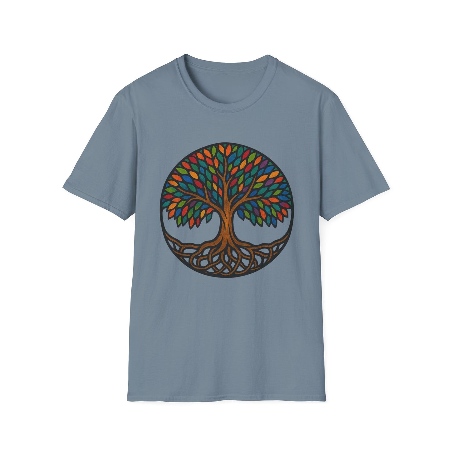 Yggdrasil, Tree of Life Softstyle Casual Tee-Shirt