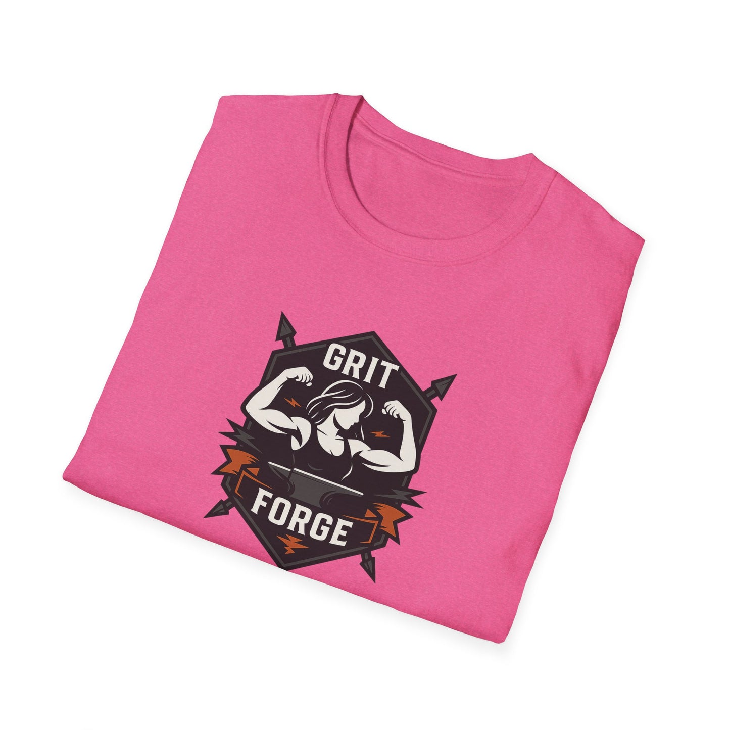 Grit Forge Athletics - Softstyle Female Motivational Workout Tee