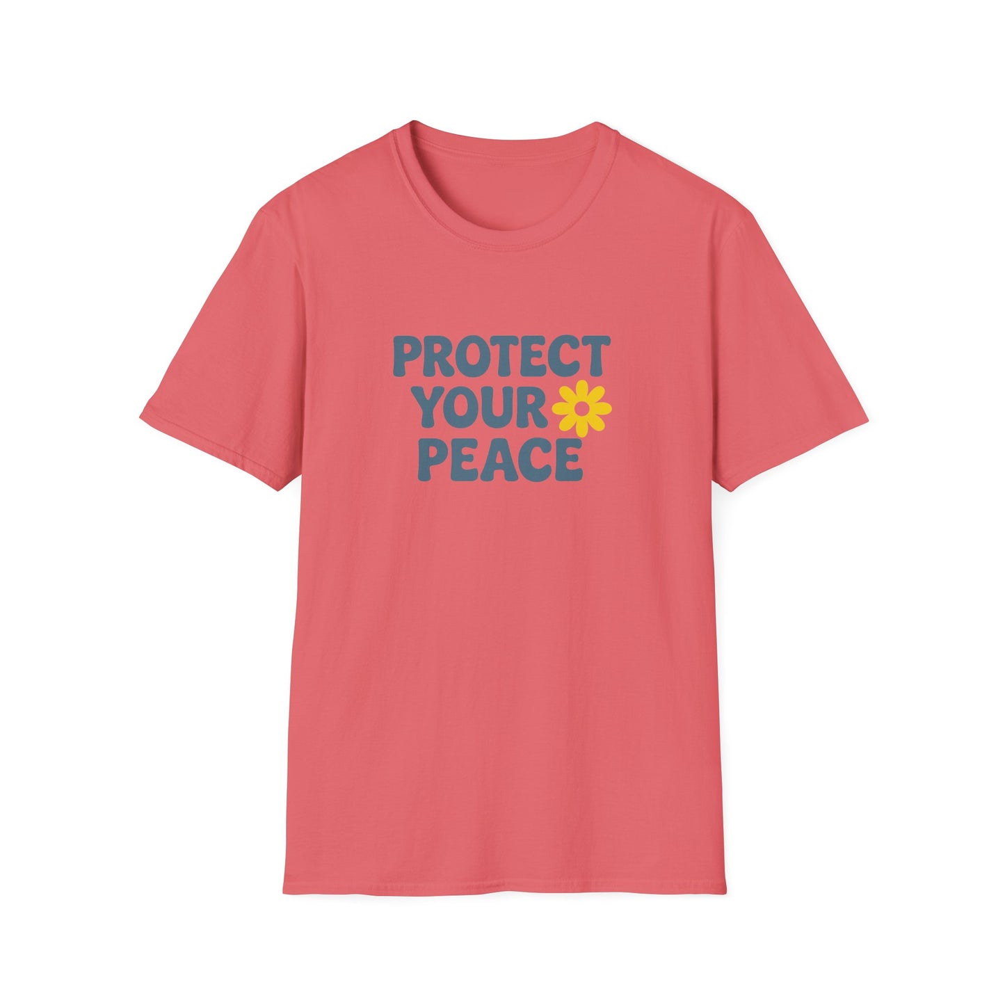 "Protect Your Peace" Casual Softstyle Tee-Shirt