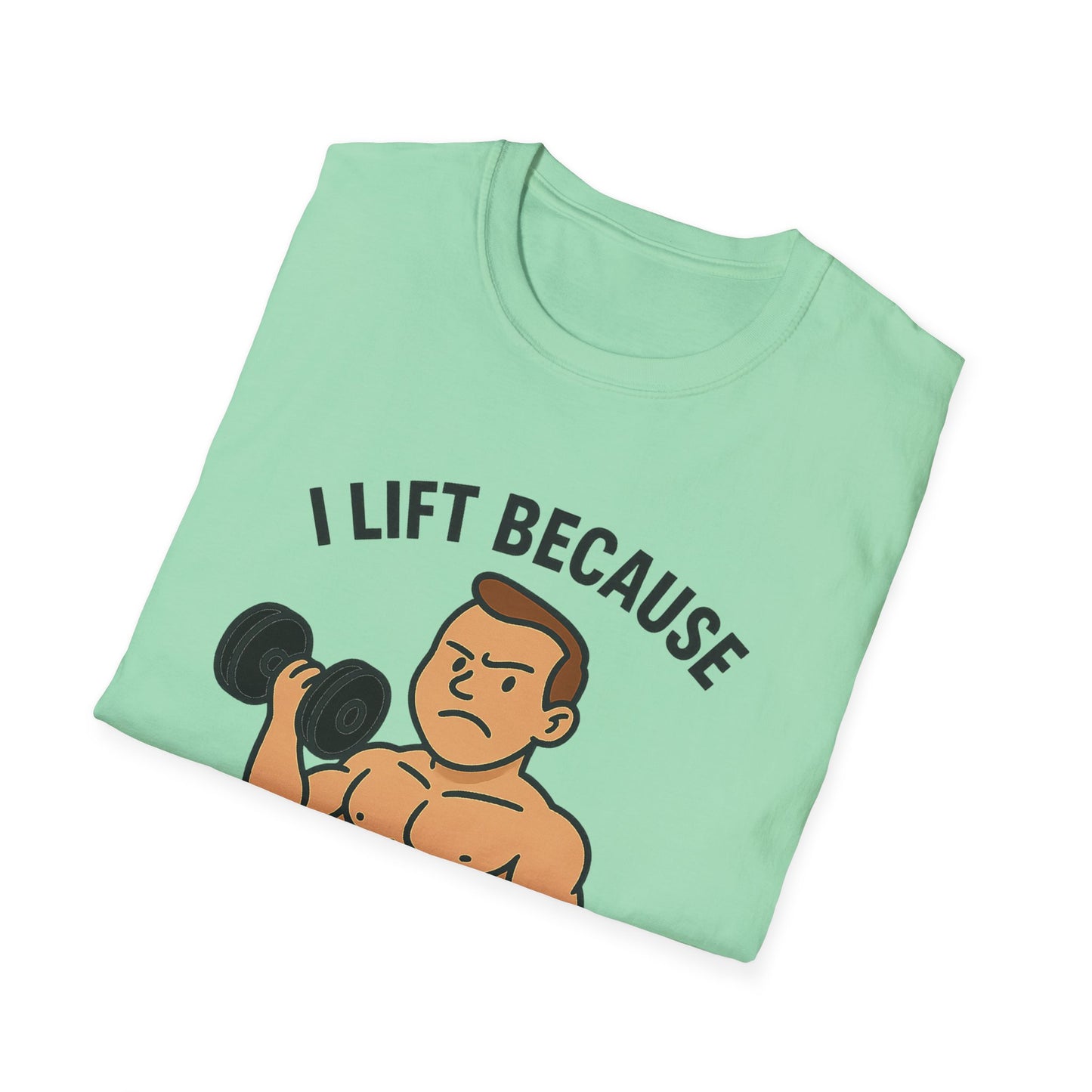 Grit Forge Athletics - "I Lift Because Punching People is Frowned Upon" Weightlifting Tee