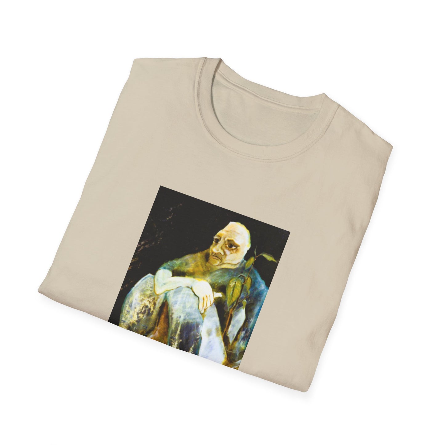Retro 1960s-Era Authentic Art Tee-Shirt - "Contemplating Shrubbery"