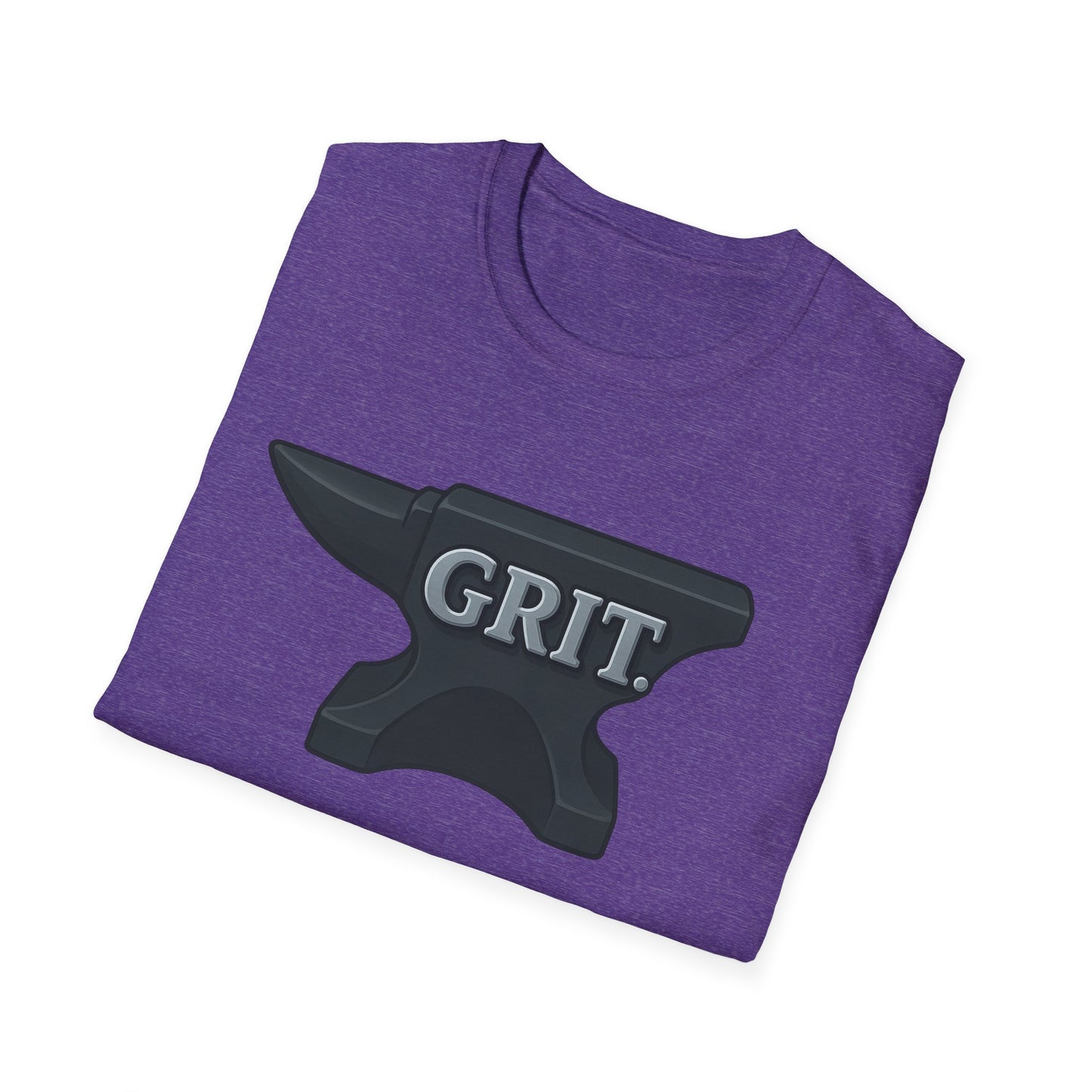 Grit Forge Athletics - Grit Anvil Softstyle Gym T-Shirt for Him or Her