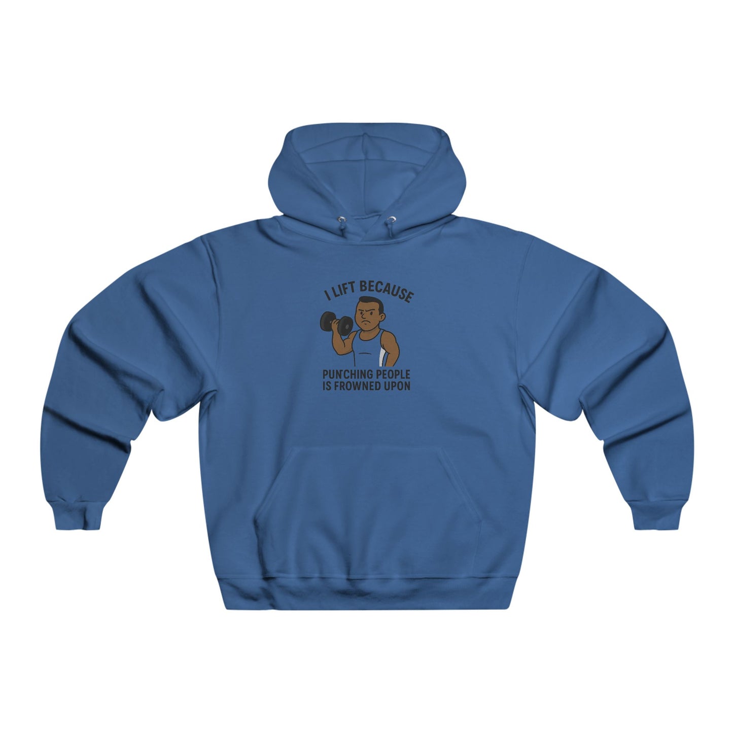 Grit Forge Athletics - "I Lift Because Pinching People is Frowned Upon" Men's Hoodie