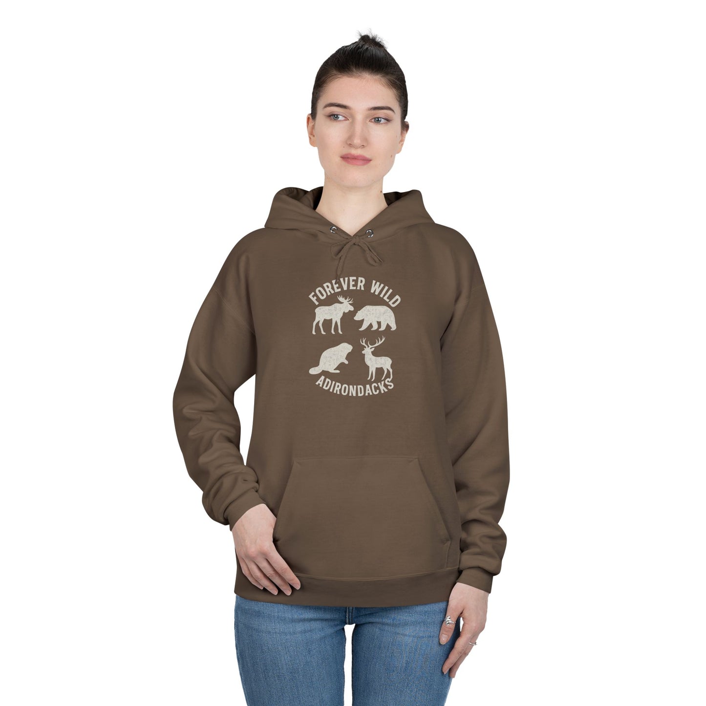 Cozy Adirondack Hoodie - "Forever Wild"