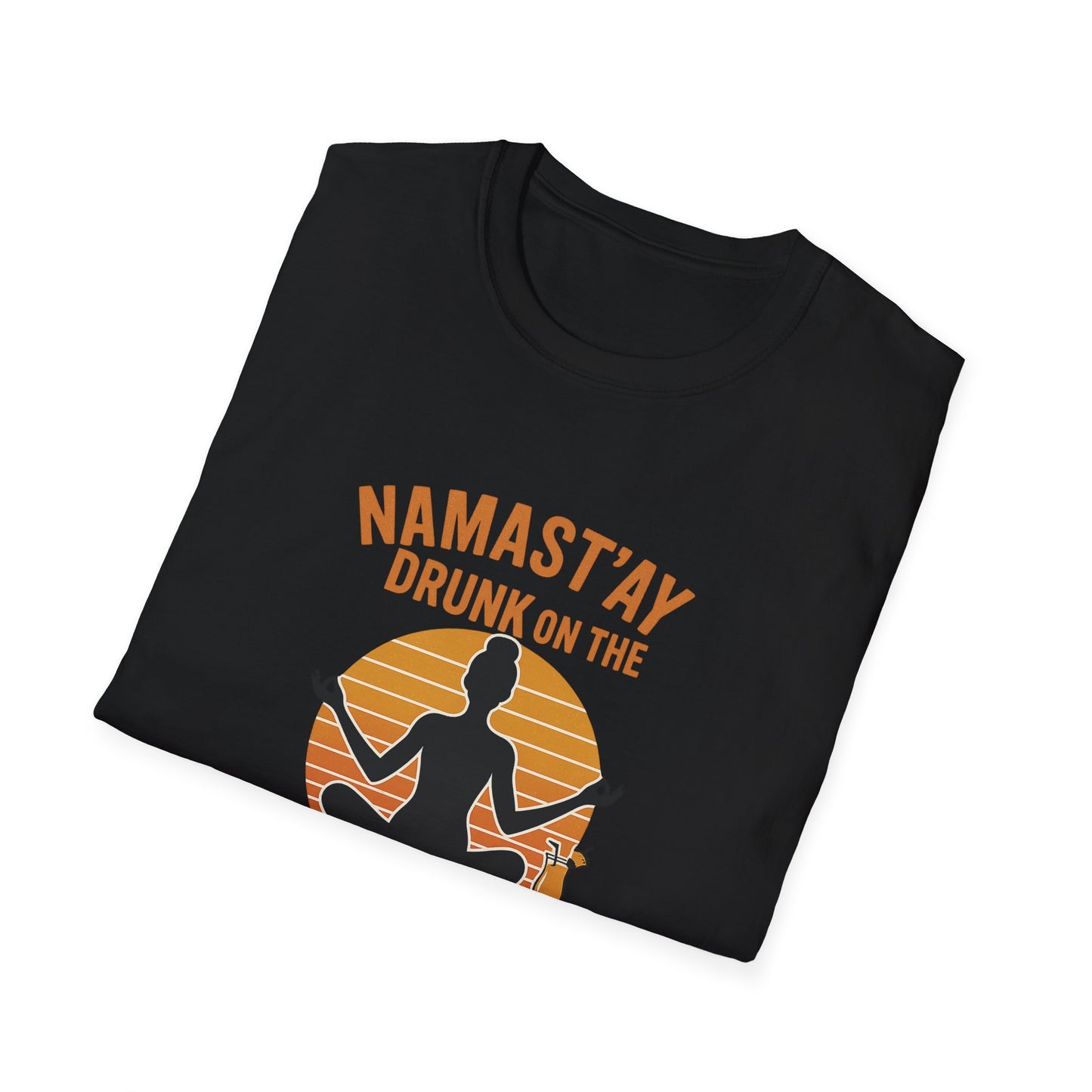 "Namast'ay Drunk on the Beach" Comedic Party Tee-Shirt