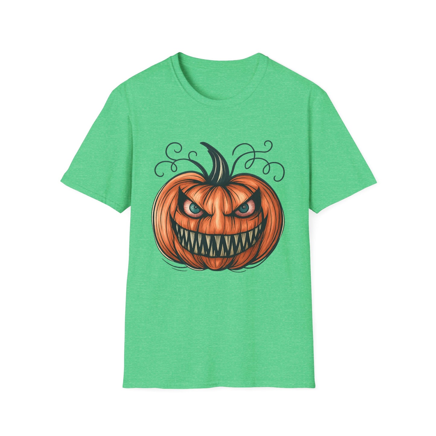 Evil Pumpkin Halloween Graphic Tee