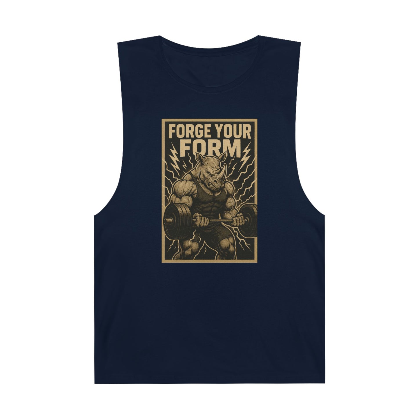 Grit Forge Athletics - "Forge Your Form" Weight Training Tank Top