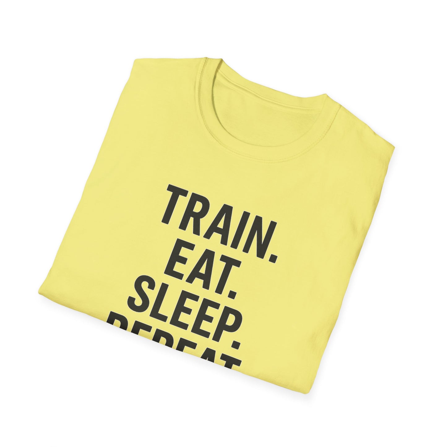Grit Forge Athletics - Train Eat Sleep Repeat Motivational Fitness Tee-Shirt