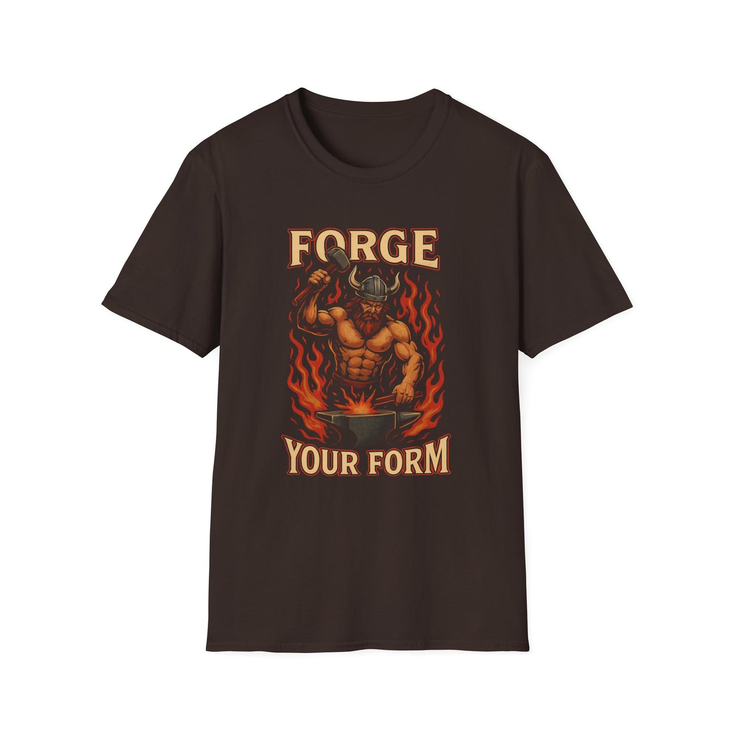 Grit Forge Athletics - "Forge Your Form" Weight Training T-Shirt