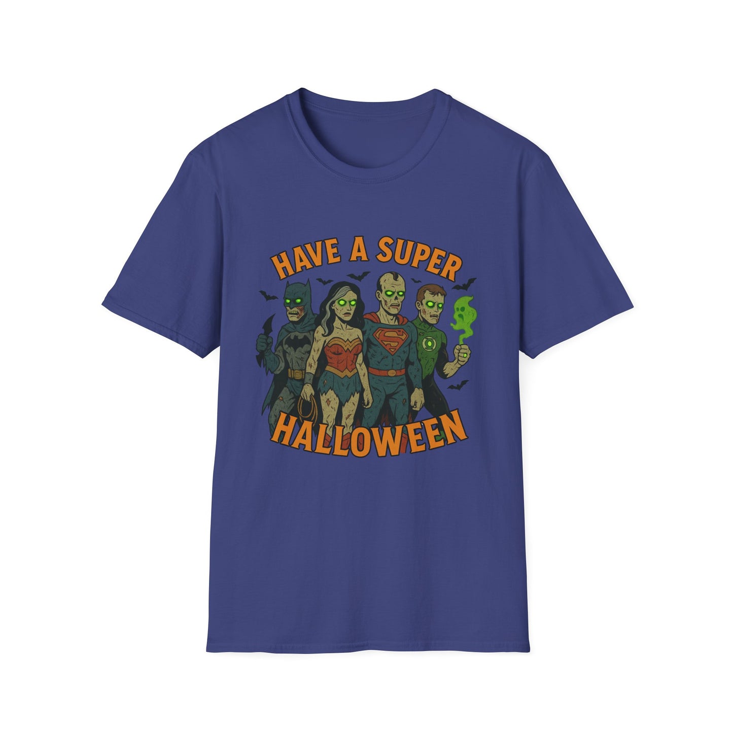 Halloween Superhero Graphic Zombie Tee-Shirt