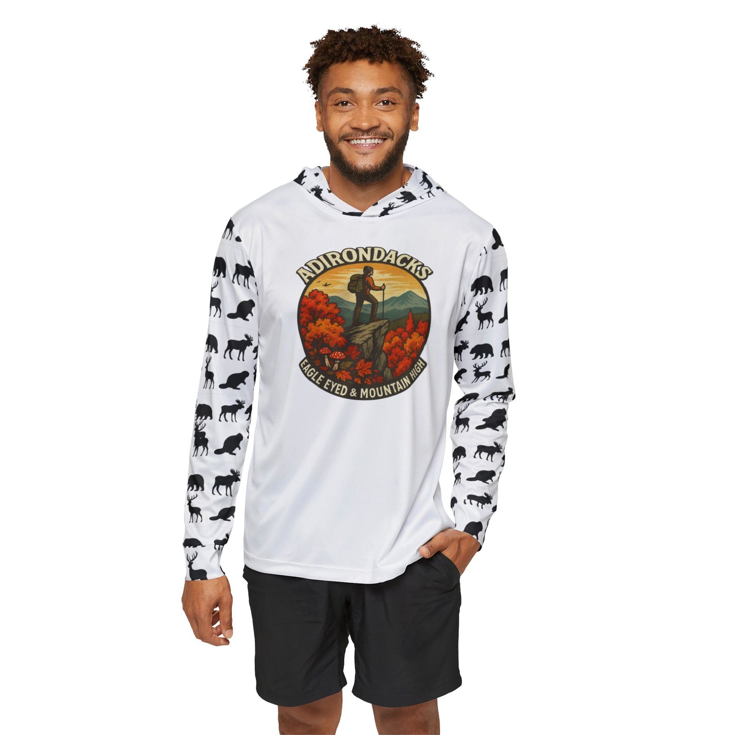 Adirondacks Adventure Cozy Hoodie - "Eagle Eyed & Mountain High"